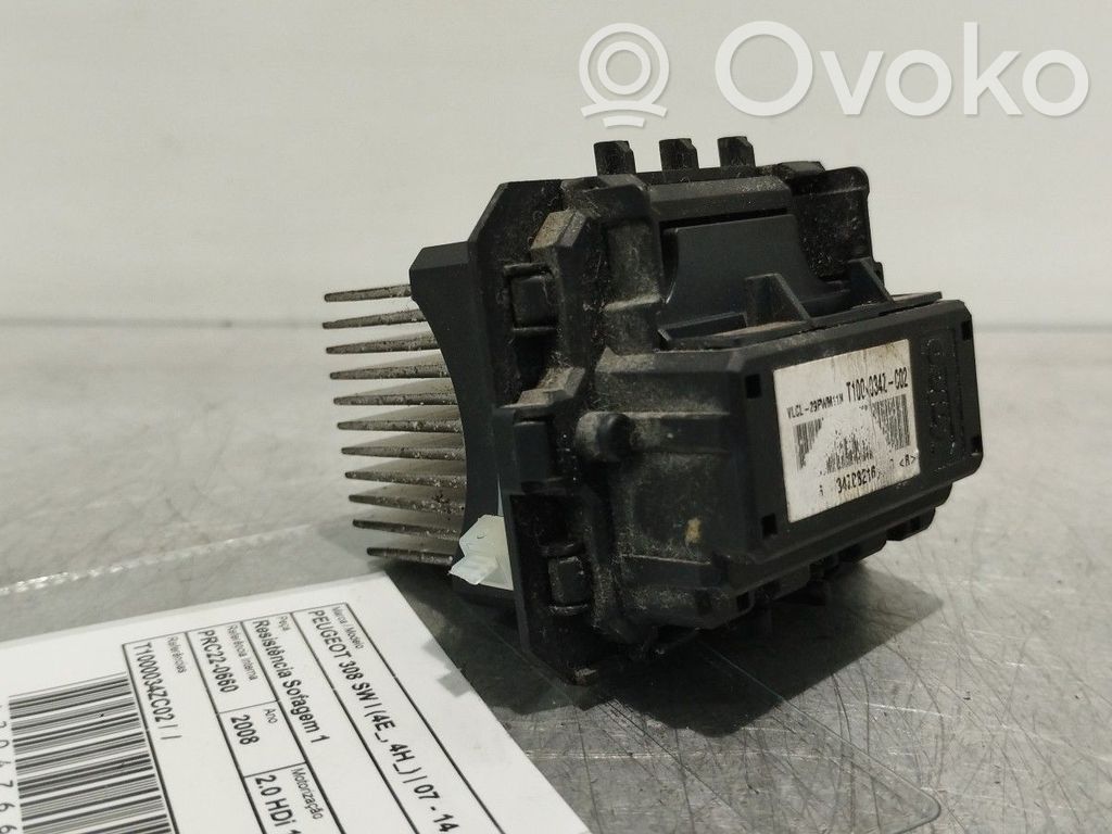 Peugeot 308 SW  Relé de ventilador de calefacción 