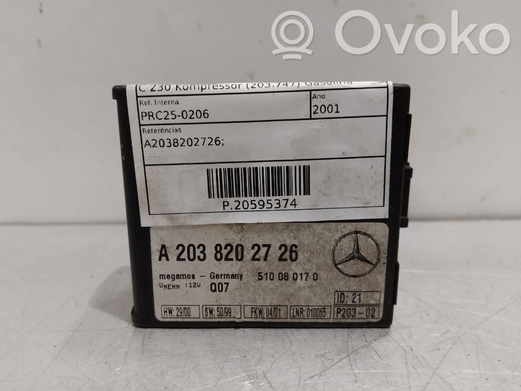 Mercedes-Benz C W203 Boîtier module alarme 