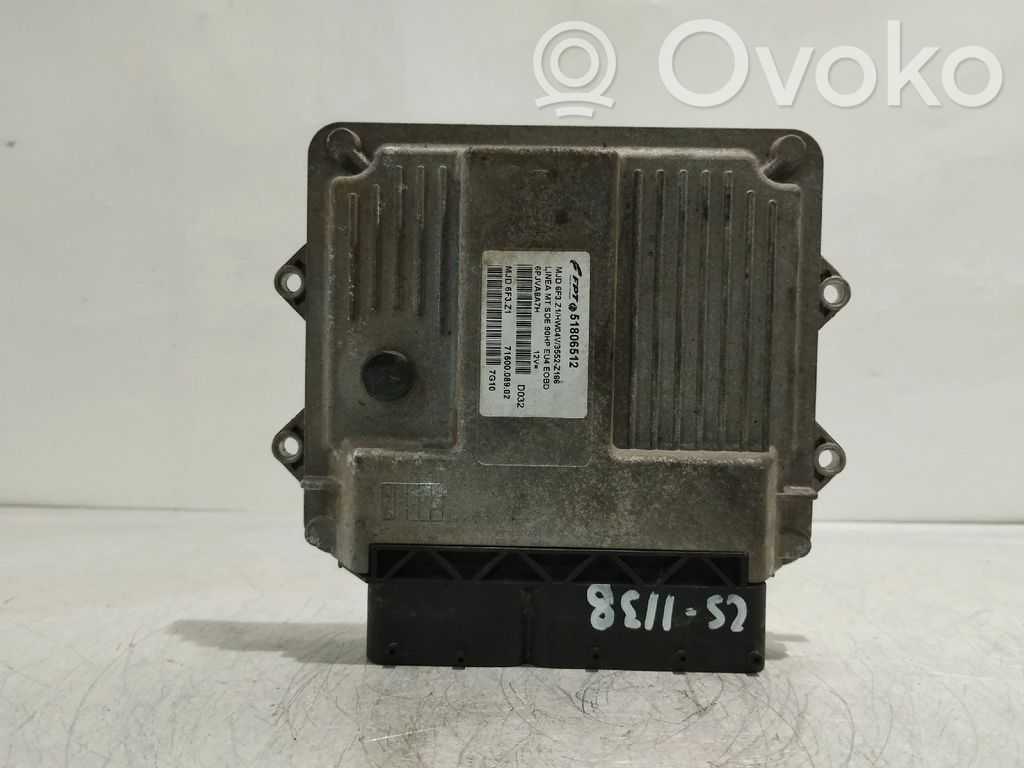 Engine control unit/module   51806512,7160008902,MJD6F3Z1