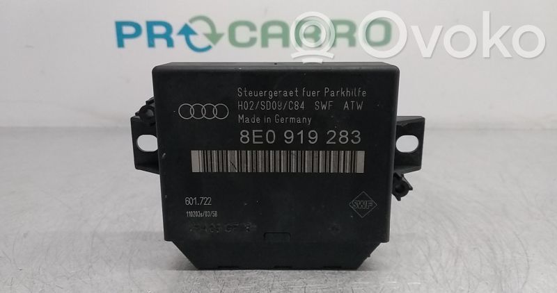 Pantalla de visualización del sensor de aparcamiento PDC   8E0919283