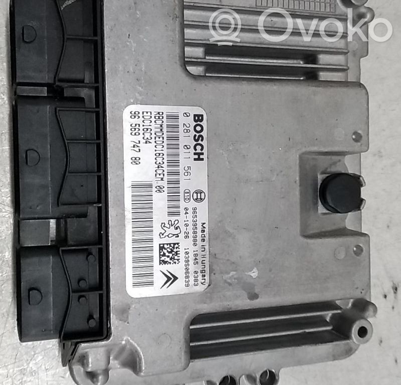 Motorsteuergerät/-modul   9656974780,0281011561,9653958980,EDC16C34