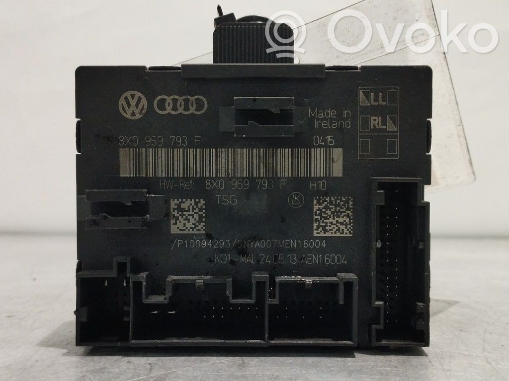 Front door window regulator motor   8X0959793F