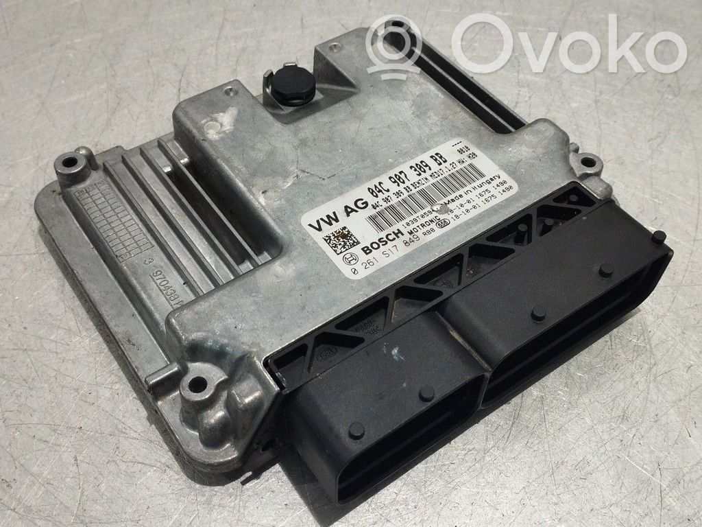 Moottorin ohjainlaite/moduuli   04C907309BB,0261S17849,MED17127