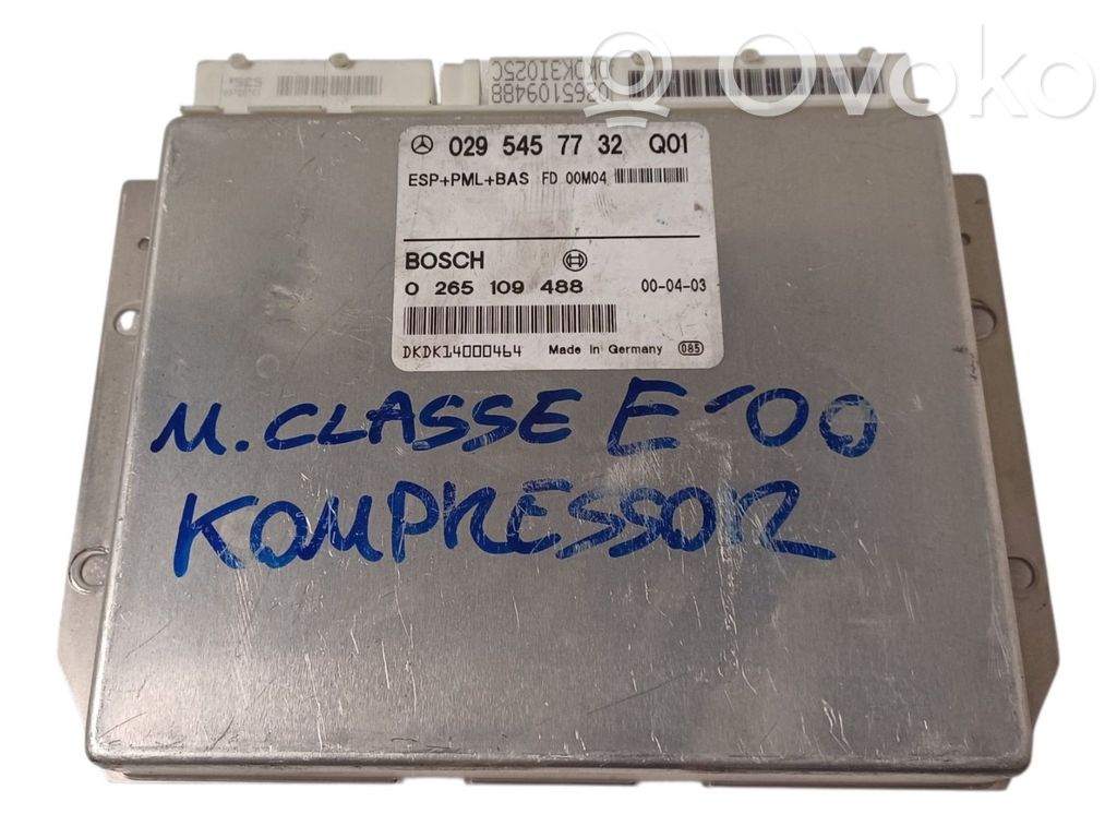 Mercedes-Benz E W210 ESP (stability system) control unit 