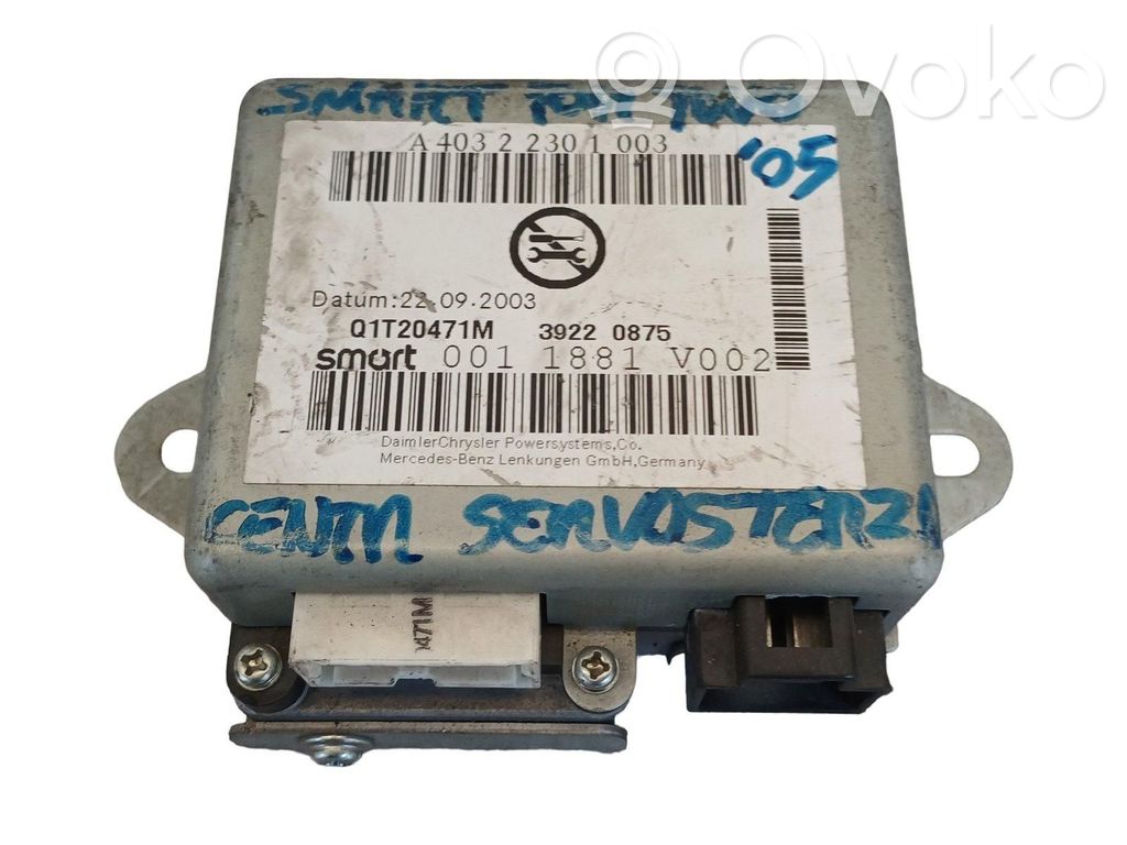 Smart ForTwo I MC01 Unité de commande / calculateur direction assistée 