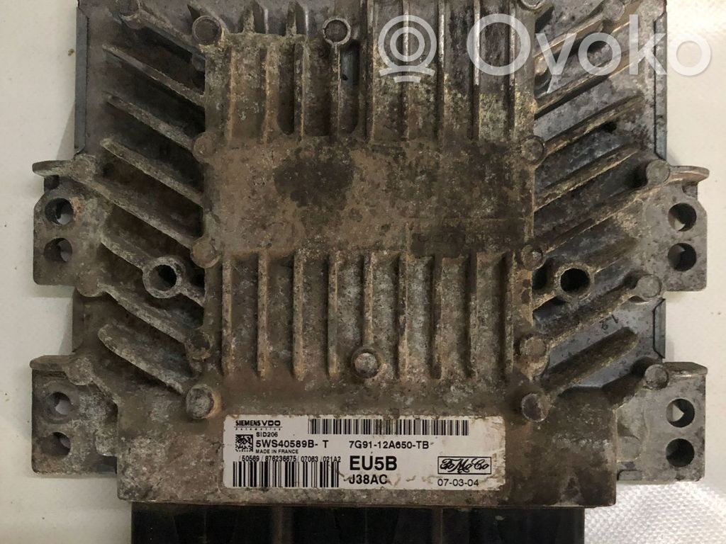 Variklio valdymo blokas   12A650,5WS40589B,7G9112650TB