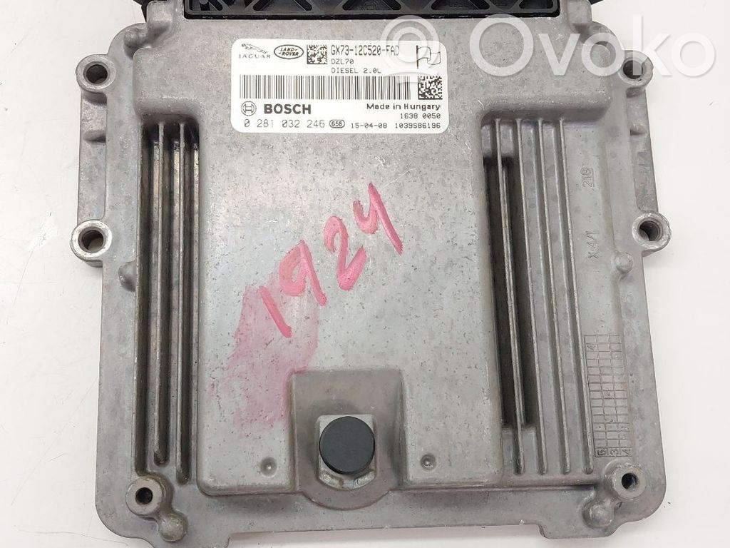 Jaguar XE Centralina/modulo motore ECU 