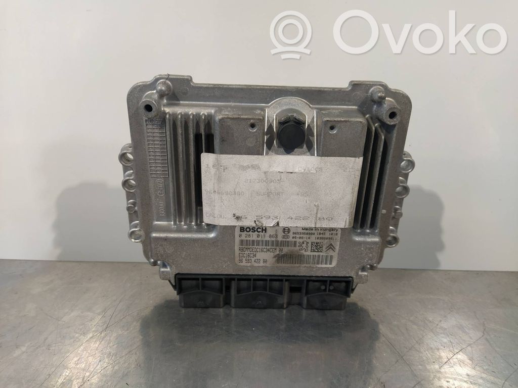 Unidad de control/módulo del motor   9659342280