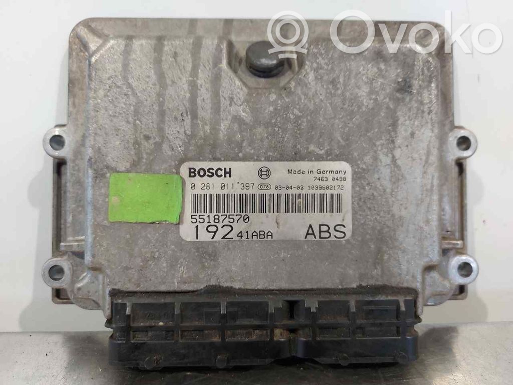 Fiat Stilo Engine control unit/module 