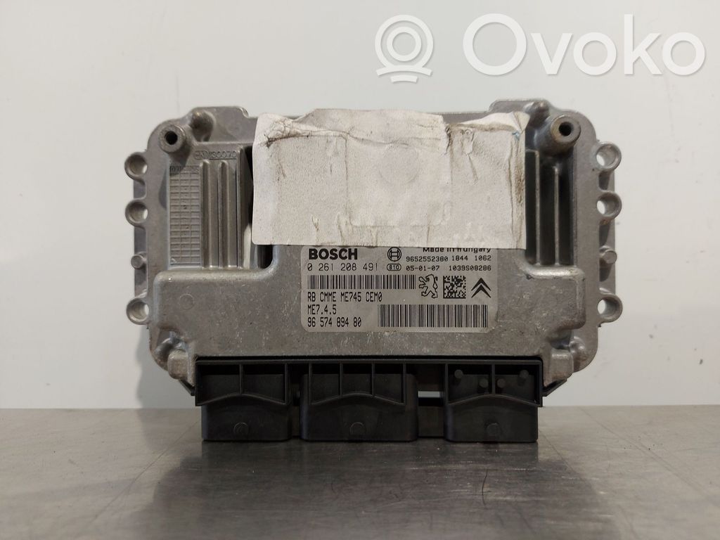 Unidad de control/módulo del motor   9657489480