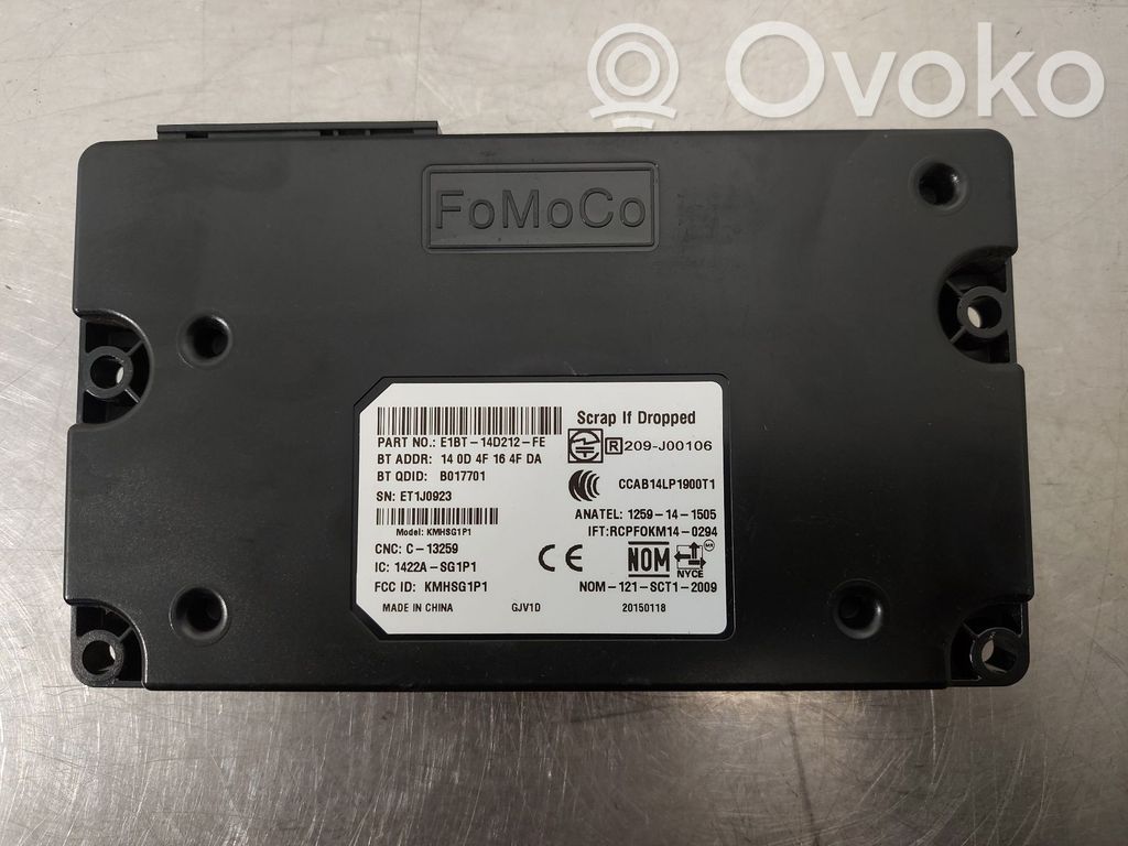Muut ohjainlaitteet/moduulit   E1BT14D212FE