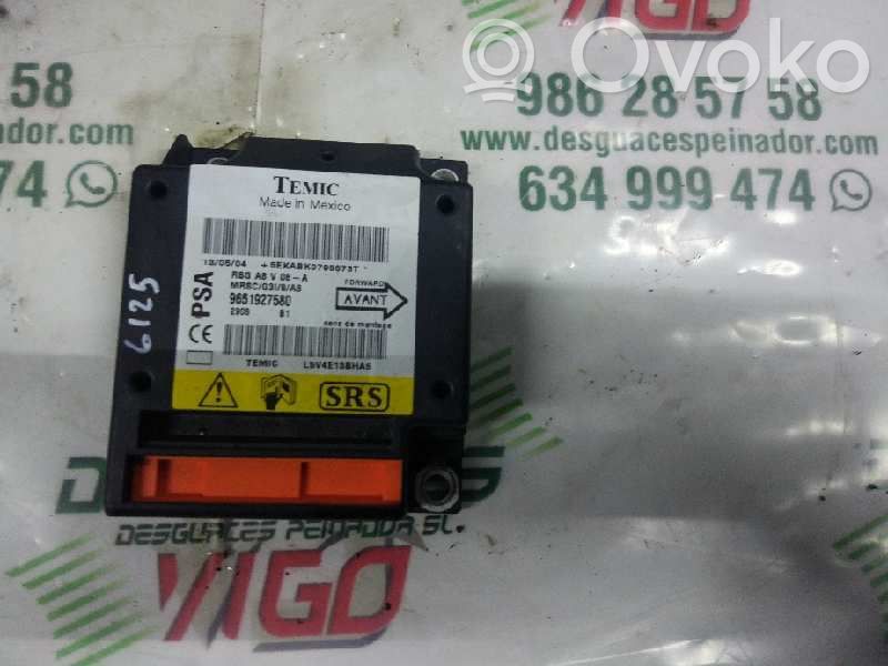 Airbag control unit/module   9651927580,255186