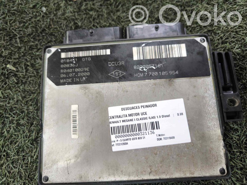 Engine control unit/module   7700105954,321136