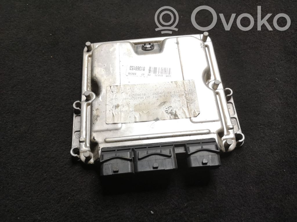 Engine control unit/module   9643527480,0281010590