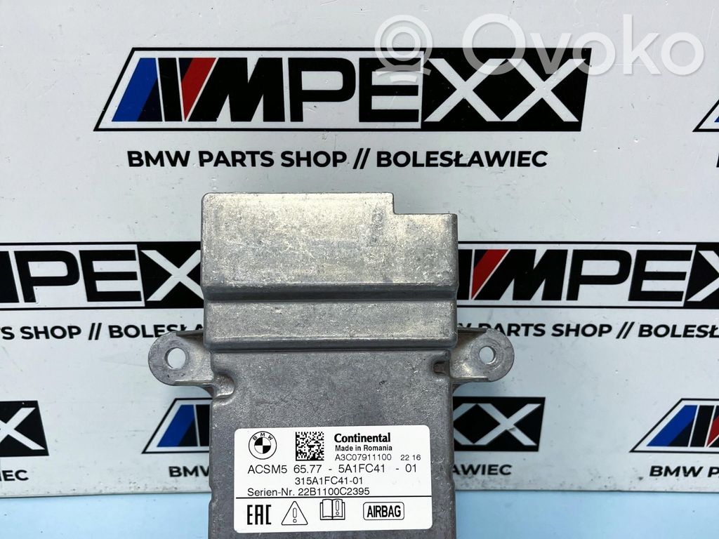 BMW 5 G30 G31 G38 Airbag control unit/module 