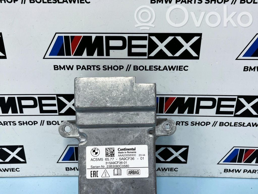 BMW 5 G30 G31 G38 Centralina/modulo airbag 