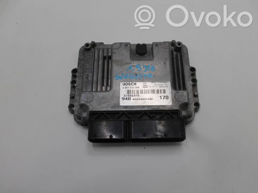 Alfa Romeo Giulietta Engine control unit/module 