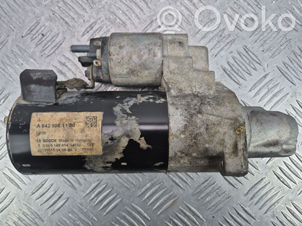 Mercedes-Benz E W212 Motor de arranque 
