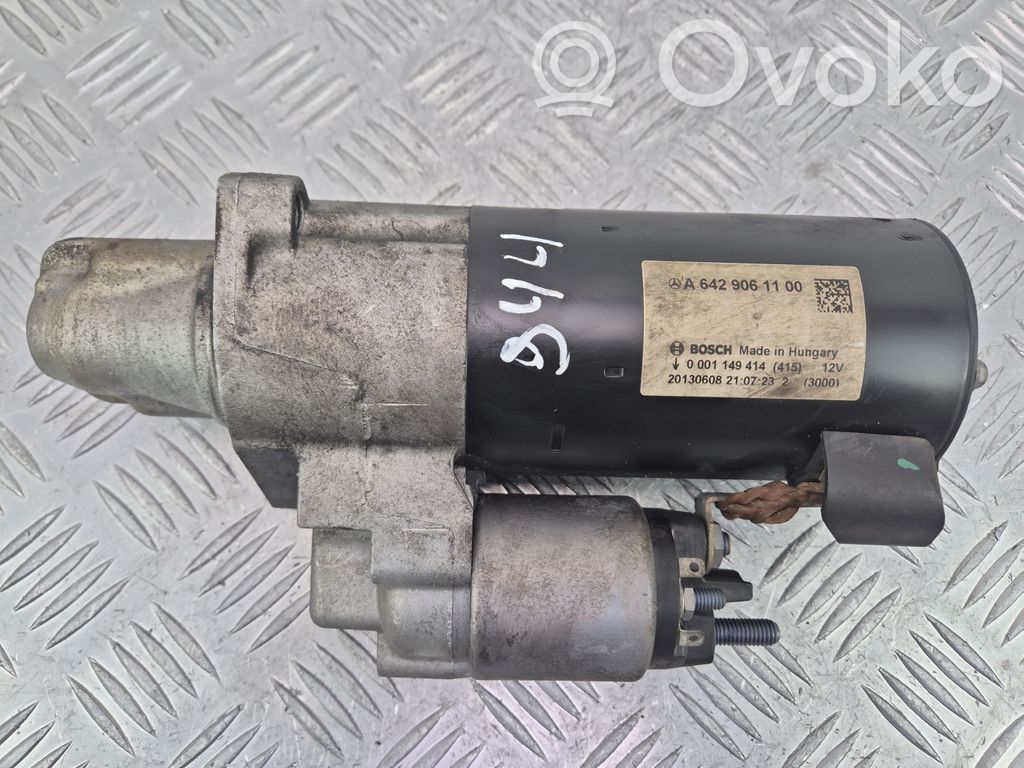 Mercedes-Benz CLS C218 X218 Motor de arranque 