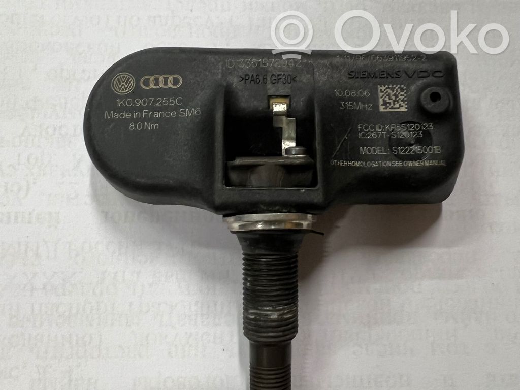Audi A6 S6 C6 4F Sensor de presión del neumático 