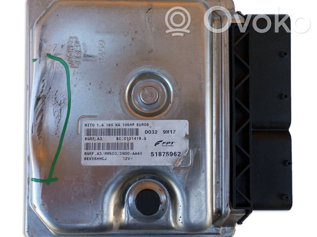 Engine control unit/module   51875962,8GMFA3,0101419G