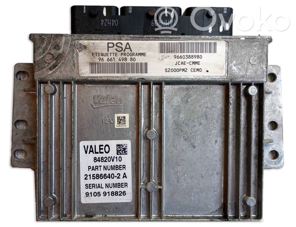 Citroen C3 Engine control unit/module ECU 
