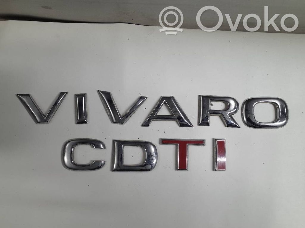 Insignia/letras de modelo de fabricante