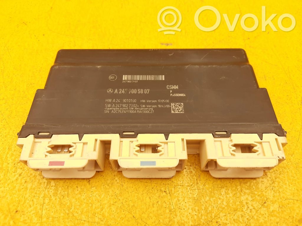 Module de commande de siège   A2479005807,A2479005807,A2479027302