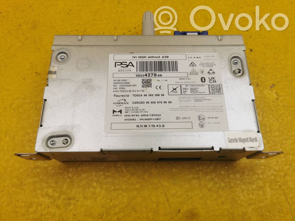 Peugeot 408 P54 Panel / Radioodtwarzacz CD/DVD/GPS 