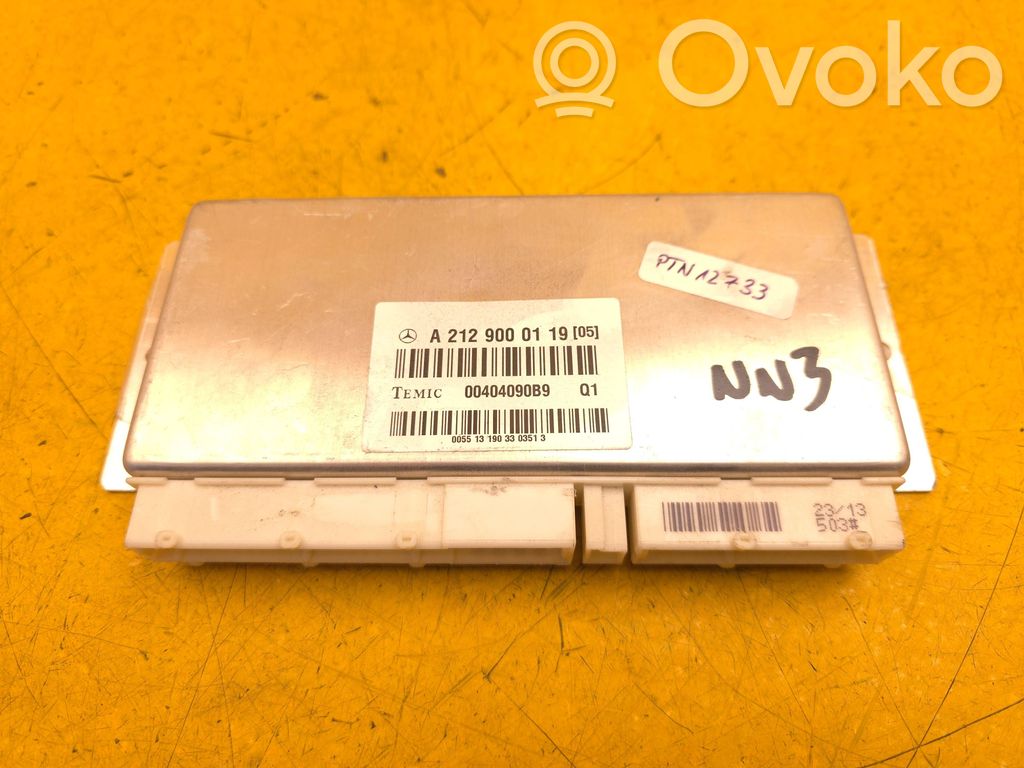 Mercedes-Benz E W212 Module de commande suspension 