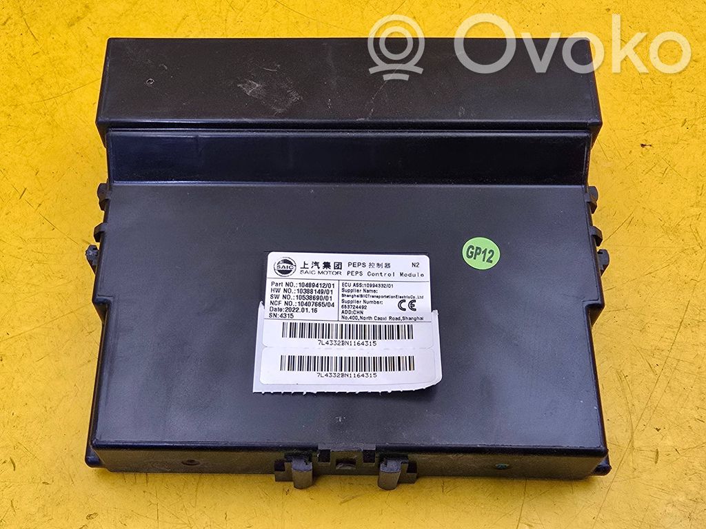 MG ZS Alte unități/module de control 