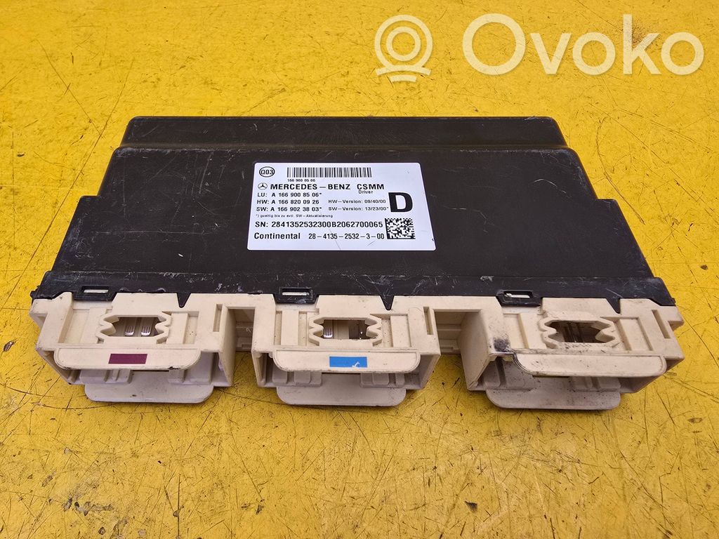 Mercedes-Benz ML W166 Module de commande de siège 