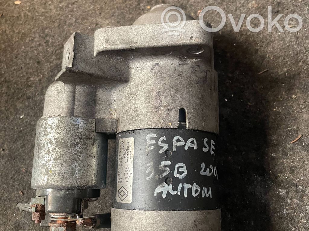 Renault Vel Satis Motor de arranque 