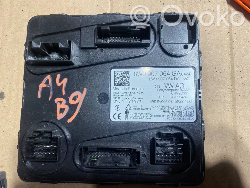 Audi A4 S4 B9 8W Módulo de confort/conveniencia 