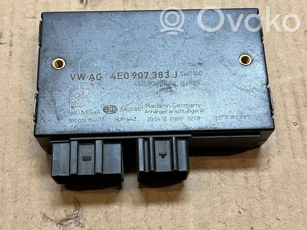 Audi Q7 4L Tow bar trailer control unit/module 
