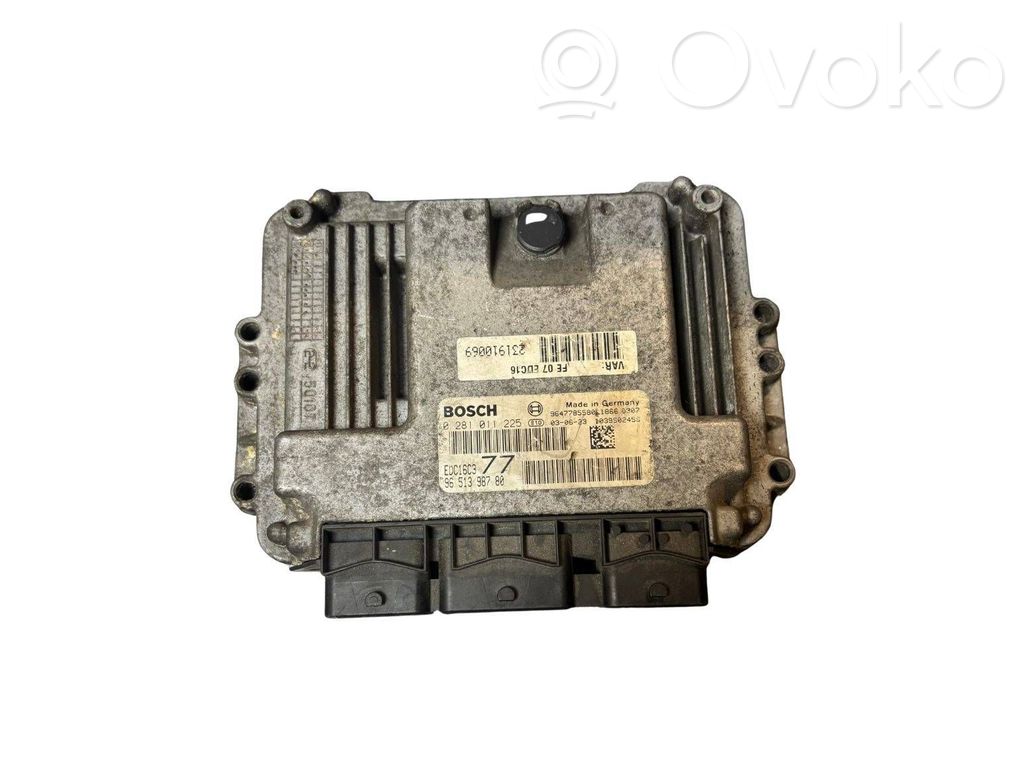 Peugeot 206 Engine control unit/module 
