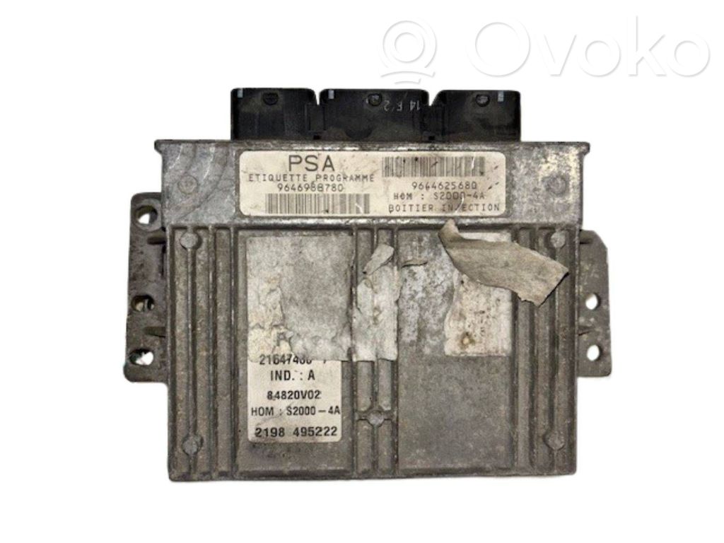 Peugeot 206 Engine control unit/module 