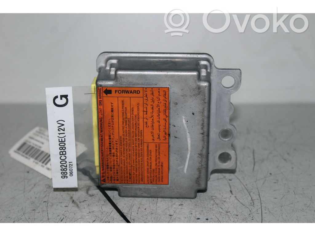 Nissan Murano Z50 Unitate/modul de comandă airbaguri 