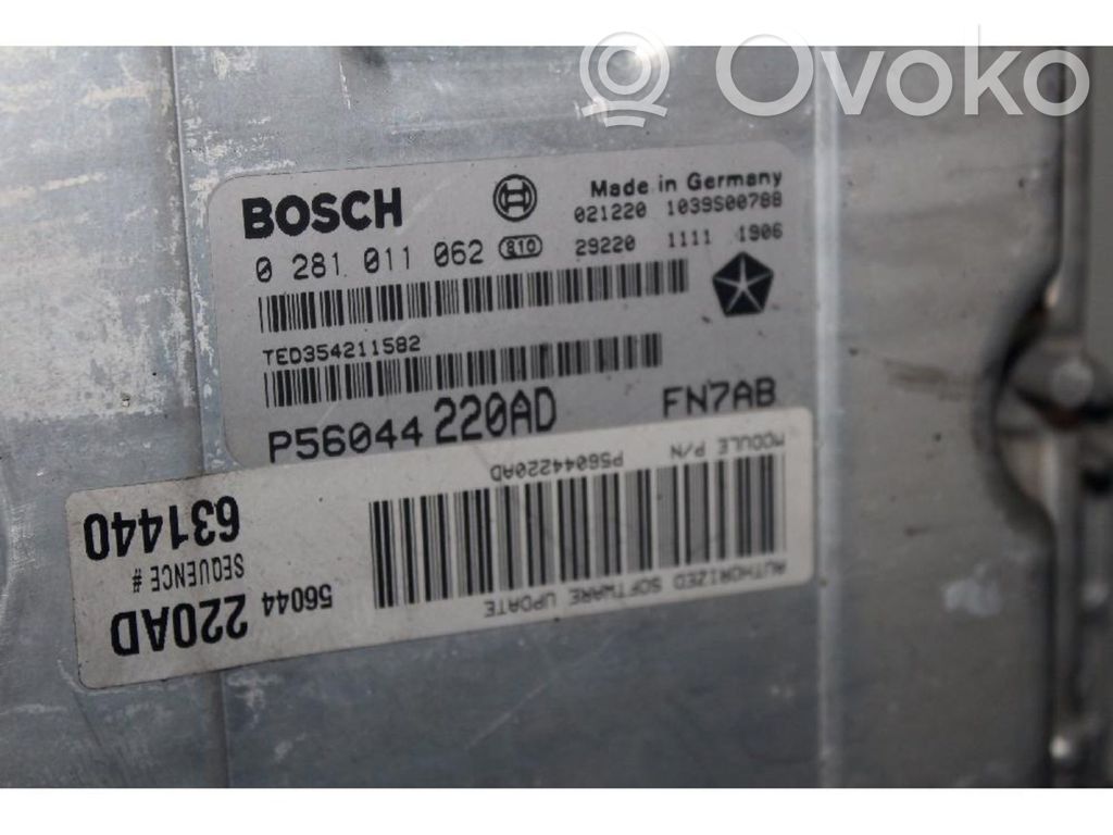 Jeep Cherokee KJ Fuel injection control unit/module 