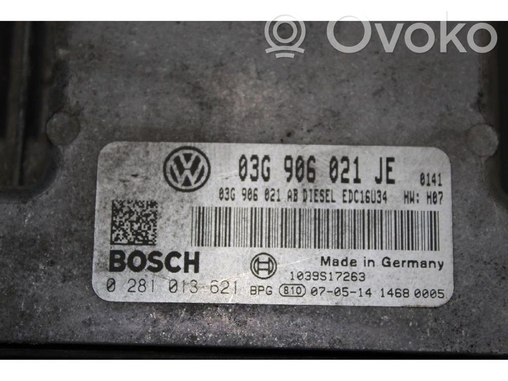 Seat Leon (1P) Fuel injection control unit/module 