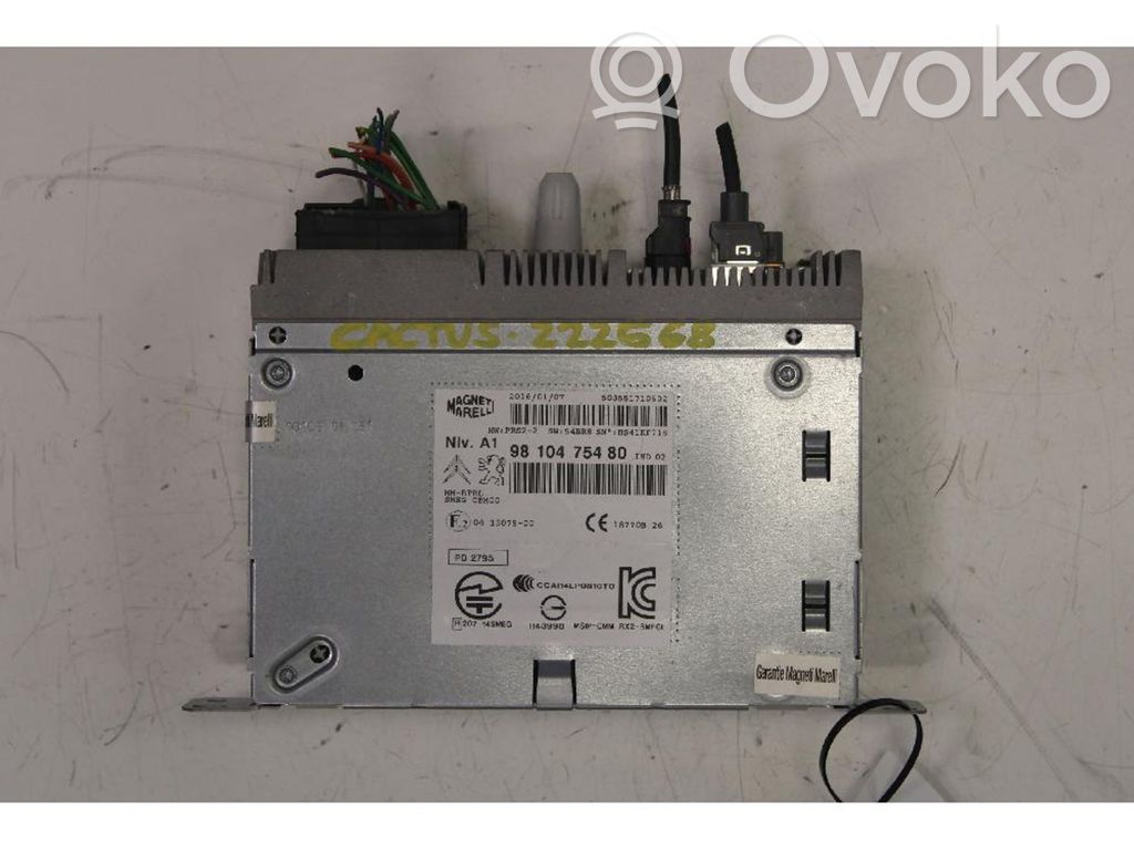 Citroen C4 Cactus Unità principale autoradio/CD/DVD/GPS
