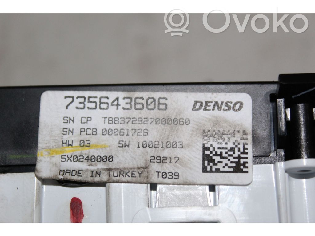 Unitate control climatizare   735643606