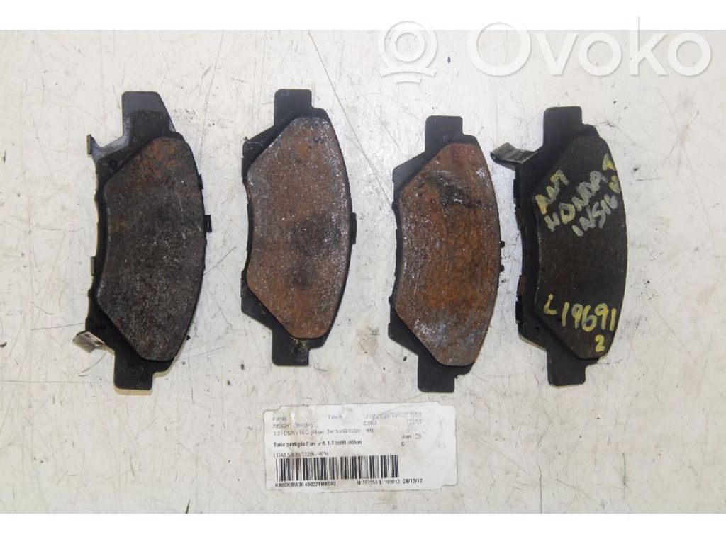 Plaquettes de frein avant