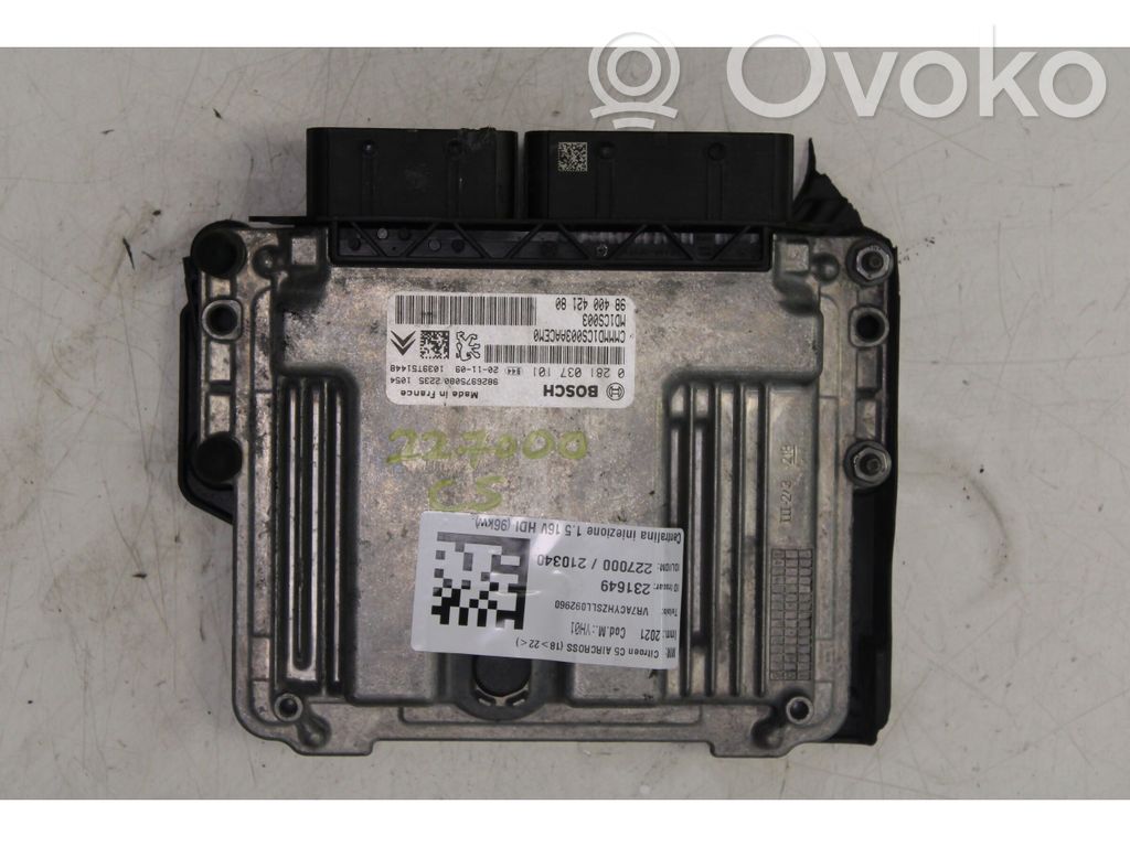 Citroen C5 Aircross Steuergerät Hochdruckkraftstoffpumpe