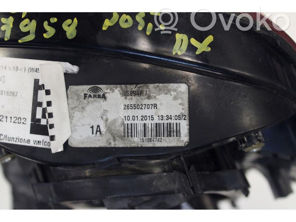 Smart ForFour II W453 Lampă spate în caroserie 