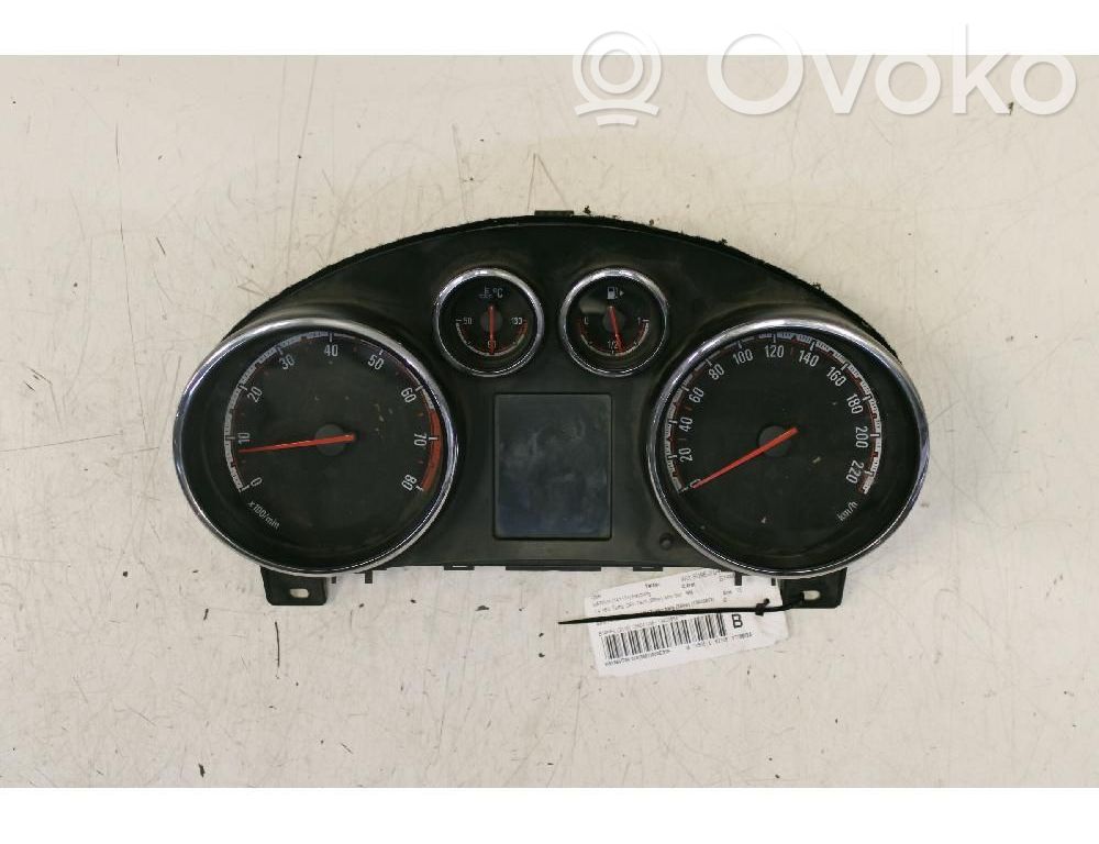 Opel Meriva B Tachimetro (quadro strumenti) 