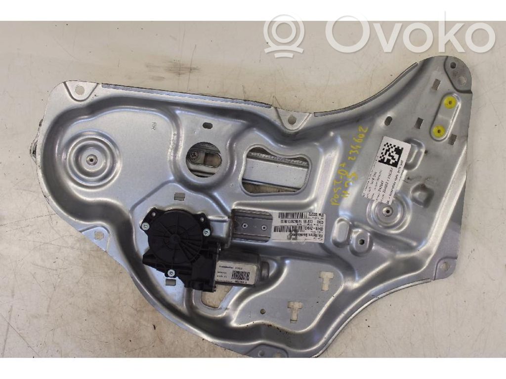 Regulador manual de la ventanilla trasera   000135,022272,040510,0515,0809,14052010,2353,402353B,834802Y040,ALC,ARVINMERITOR,C04S,CODE,DATE,FRANCE,IDM,IER,ITW,MADE,ORDERC,SLOVAKIA