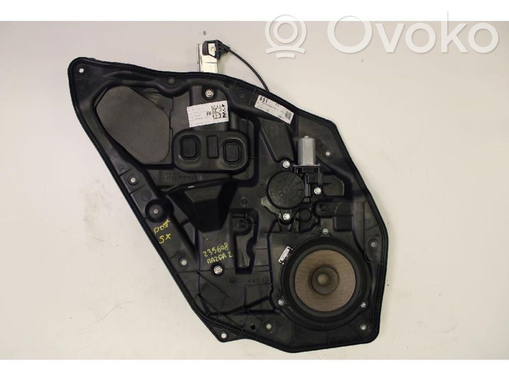 Mazda 2 Takaoven ikkunan nostin moottorilla 