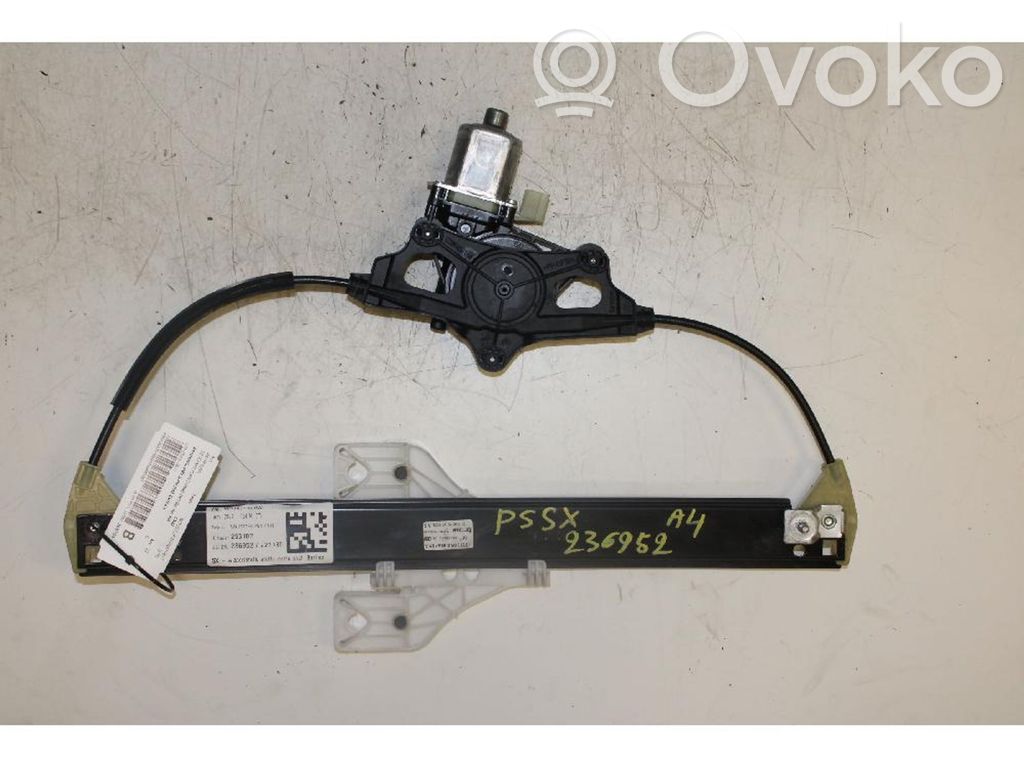 Audi A4 S4 B9 8W Rear door window regulator with motor 