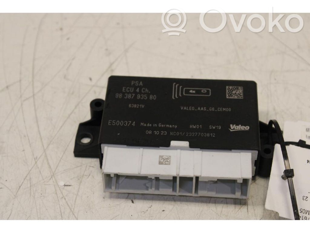 Parking PDC sensor   PSA,2327703812,63821V,9838793580,E500374,GERMANY,MADE,VALEOAASG6CEM00